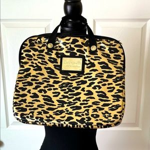 Betsey Johnson Cheetah Print Laptop Bag